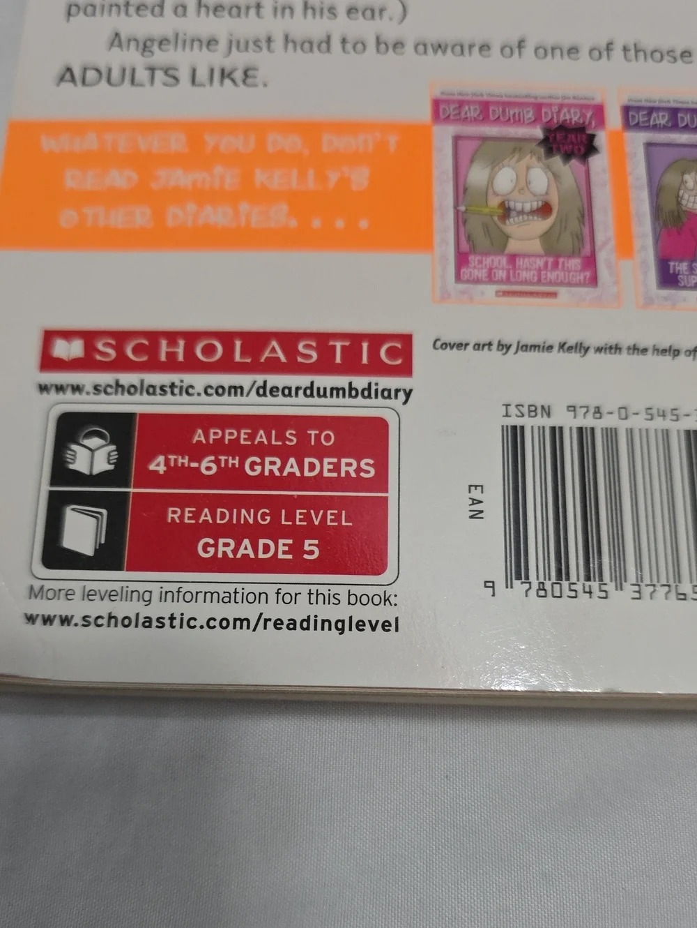 Scholastic Dear Dumb Diary Year Two Books 4&5